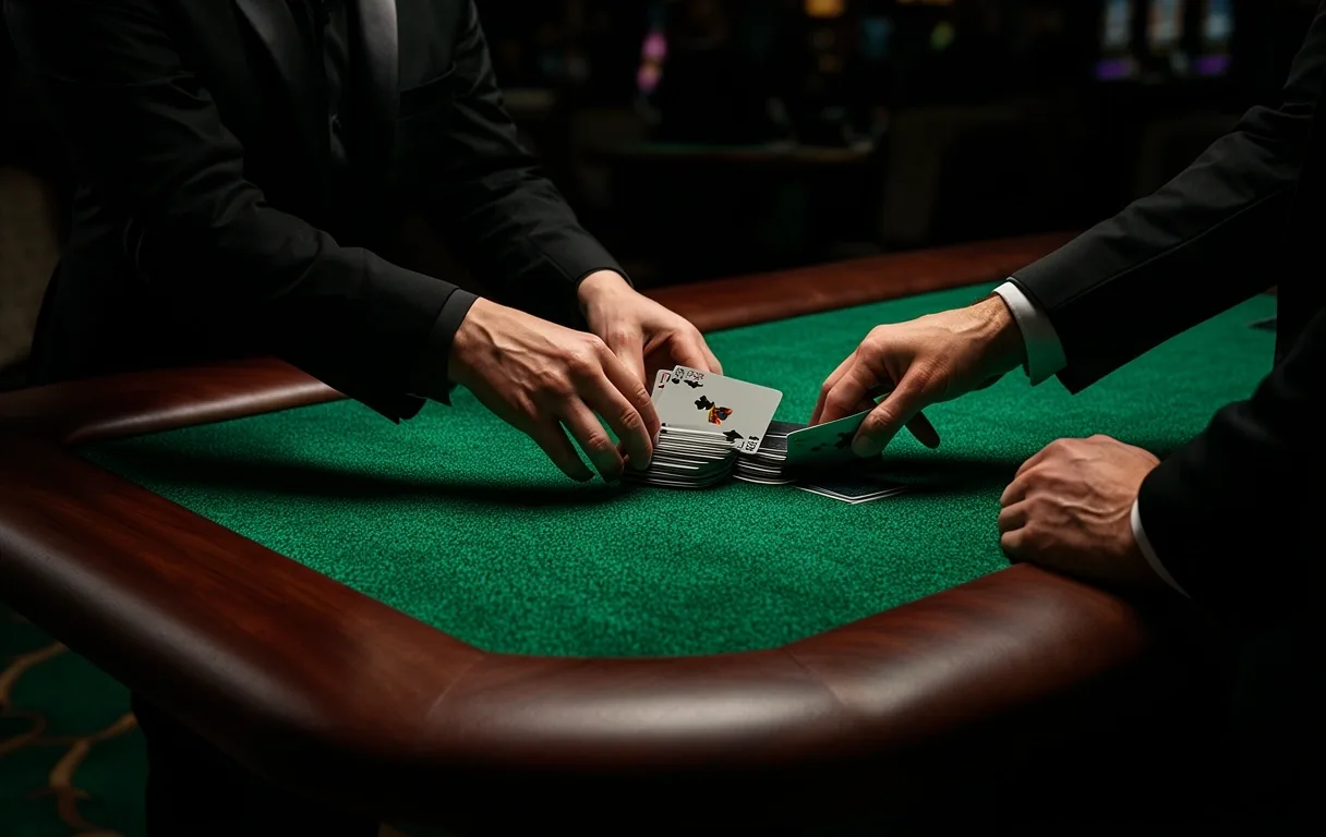 Professional croupier work